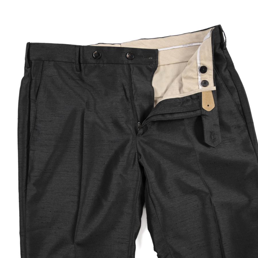 BERWICH ベルウィッチ / MORELLO スラックス ノータック パンツ SLIM FIT スリムフィット ポリエステル100% ブラック / 26SS / セール | BERWICH | 04