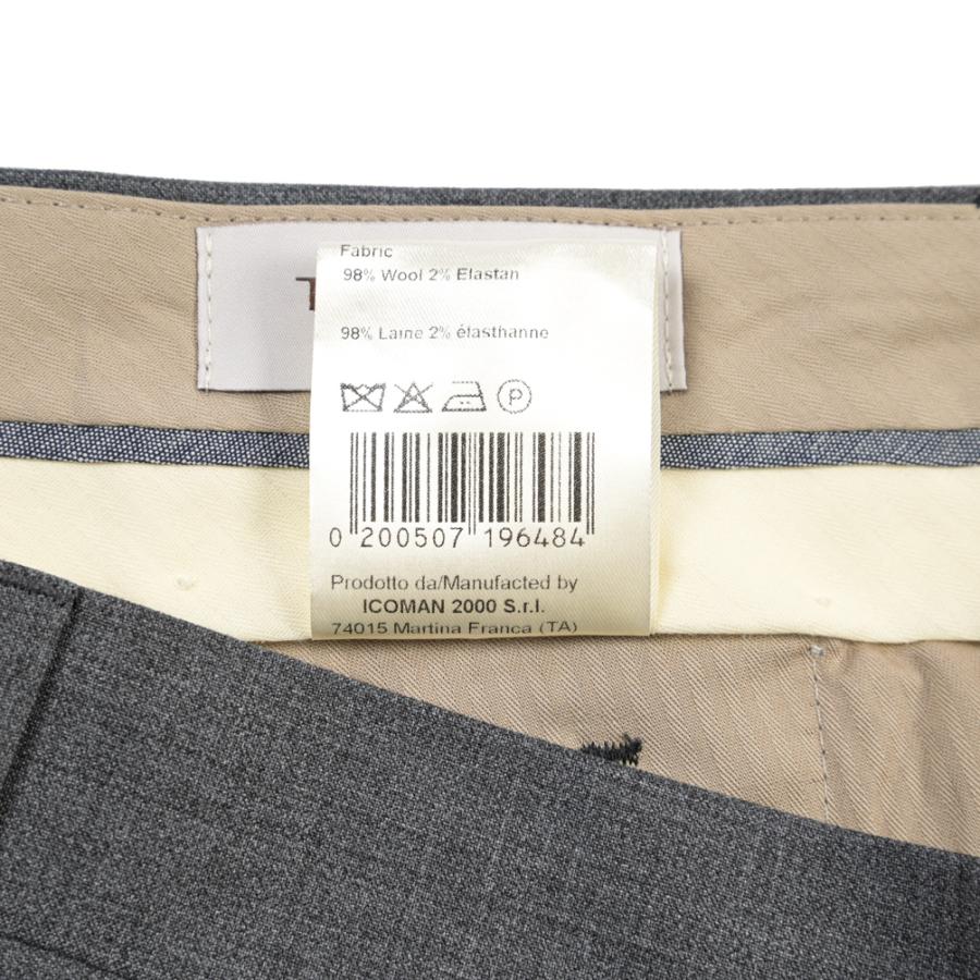 BERWICH ベルウィッチ / RETRO THECA 1P スラックス ワンタック パンツ ウール ストレッチ グレー / 26SS / セール | BERWICH | 11