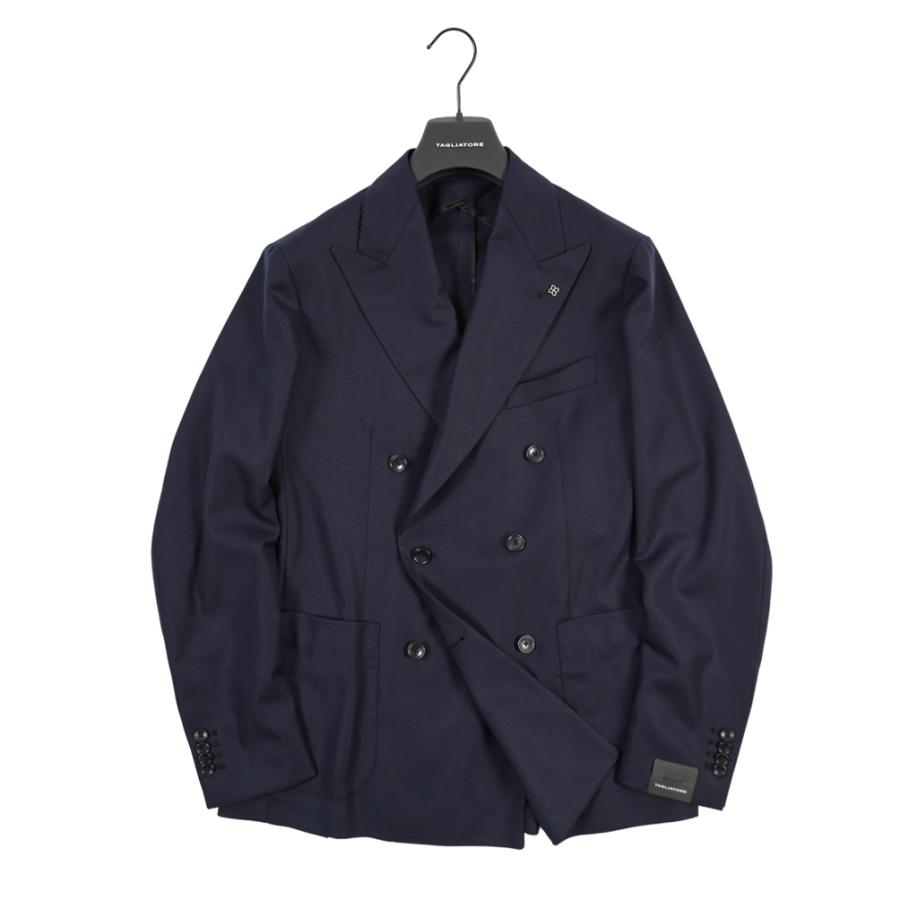 TAGLIATORE タリアトーレ / MONTECARLO テーラードジャケット 6Bダブル ピークドラペル ウール ストレッチ ネイビー / 26-27AW | TAGLIATORE | 03