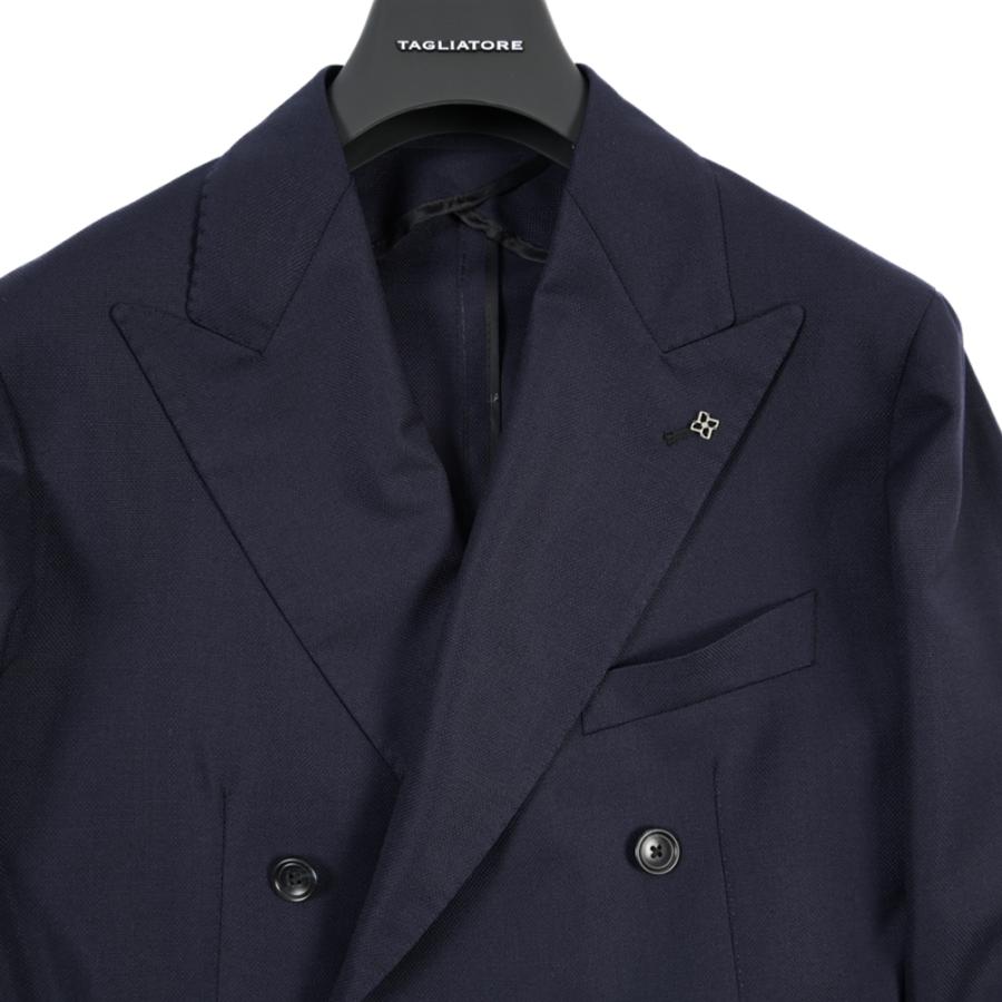 TAGLIATORE タリアトーレ / MONTECARLO テーラードジャケット 6Bダブル ピークドラペル ウール ストレッチ ネイビー / 26-27AW | TAGLIATORE | 06