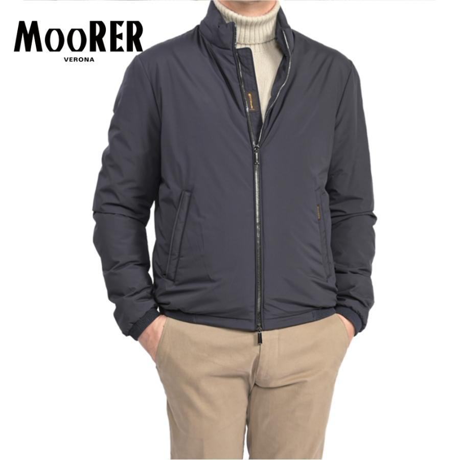 MOORER ムーレー / STAZIO-SKT 中綿ジャケット スタンドカラー ブルゾン ACQUA PROOF 防水透湿 ポリエステル100% ネイビー
