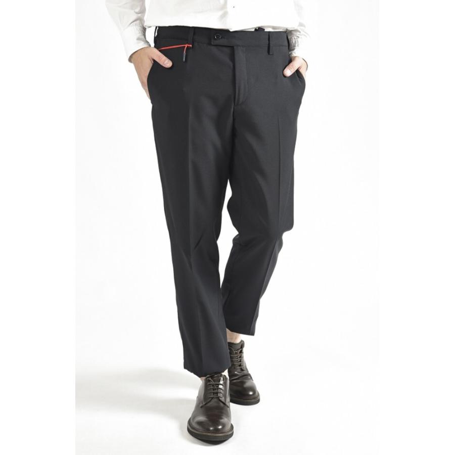 ラルディーニ LARDINI easy wear パンツ スラックス ノータック メンズ