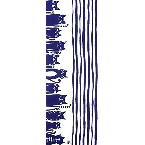 注染手ぬぐい 縞猫 【カヤ】 |  | 01