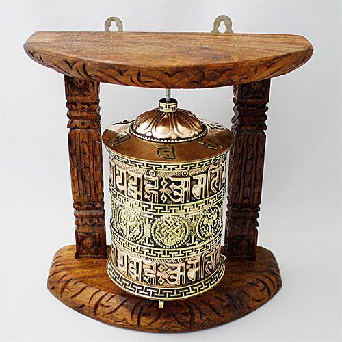 マニ車 木枠付き |  | 02