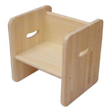 木遊舎 ひのきちびっ子チェア ステップ3（白木） | 