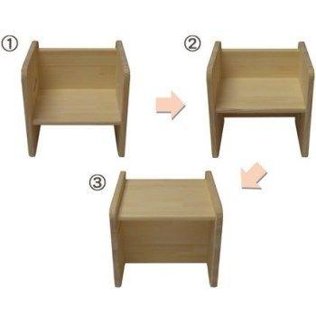 木遊舎 ひのきちびっ子チェア ステップ3（白木） |  | 01