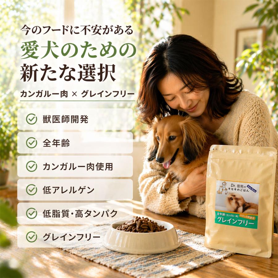 Dr.宿南のキセキのごはん グレインフリー カンガルー 100g 初回お試し