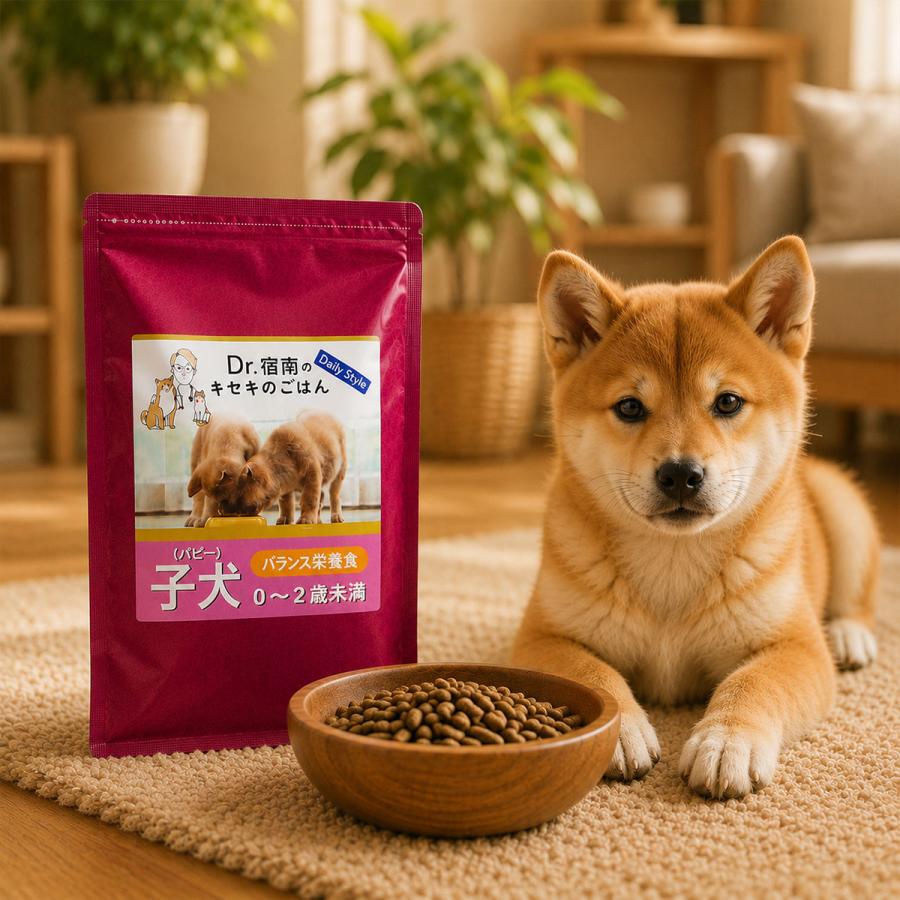 Dr.宿南のキセキのごはん ドッグフード 子犬・パピー用 0~2歳未満 100g