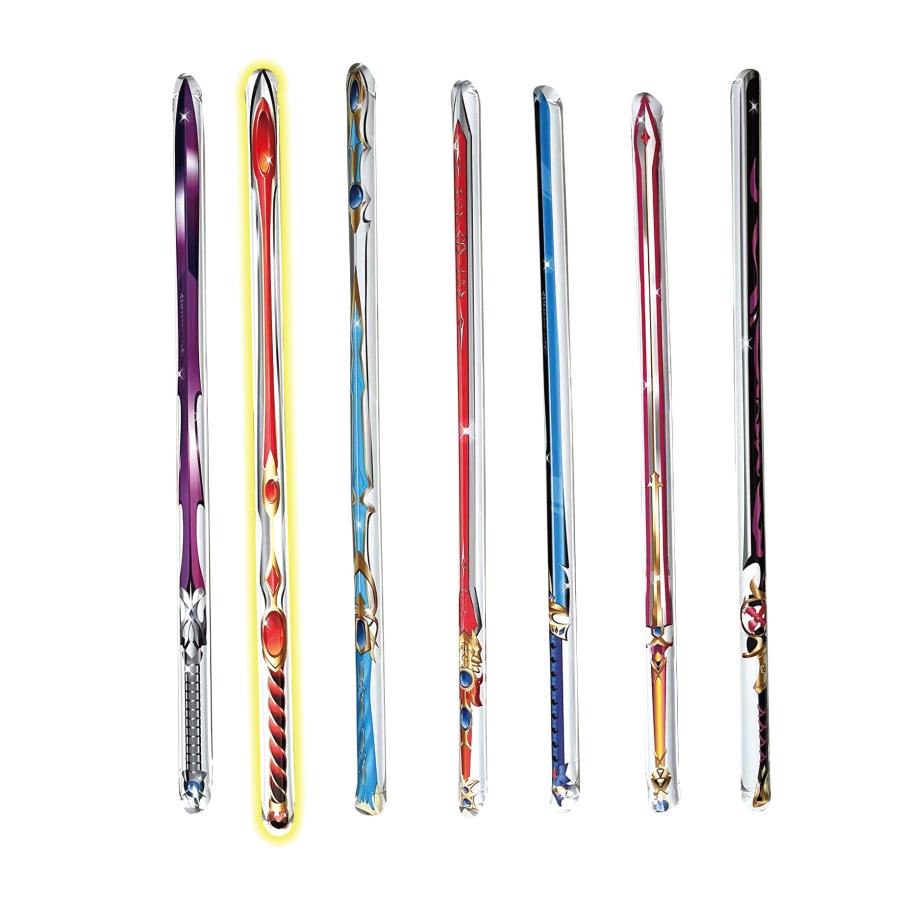 マジックバルーンソード ランダム5本セット 長さ約97cm つぶして