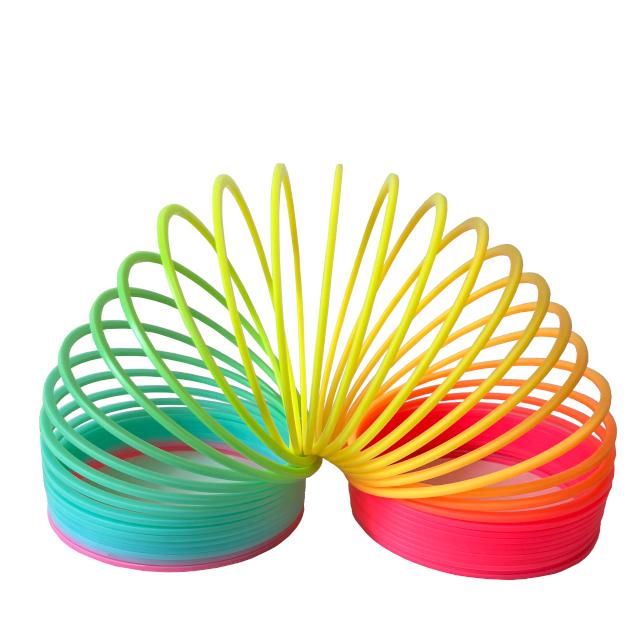ジャイアントスプリング レインボースプリング プラスチック製 : 雑貨
