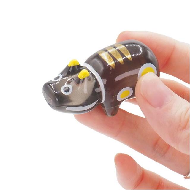 カラフルべこーず宝石マスコット 10色10個セット 赤べこ型おもちゃ 赤