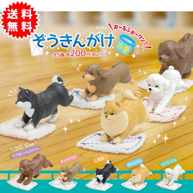 YELL ぞうきんがけ当番 全5種コンプリート カプセル入り ガチャガチャ