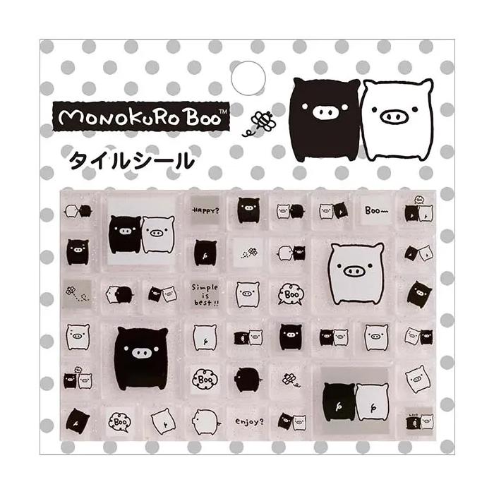 モノクロブー タイルシール サンエックス公式商品 : 雑貨才蔵 - 通販