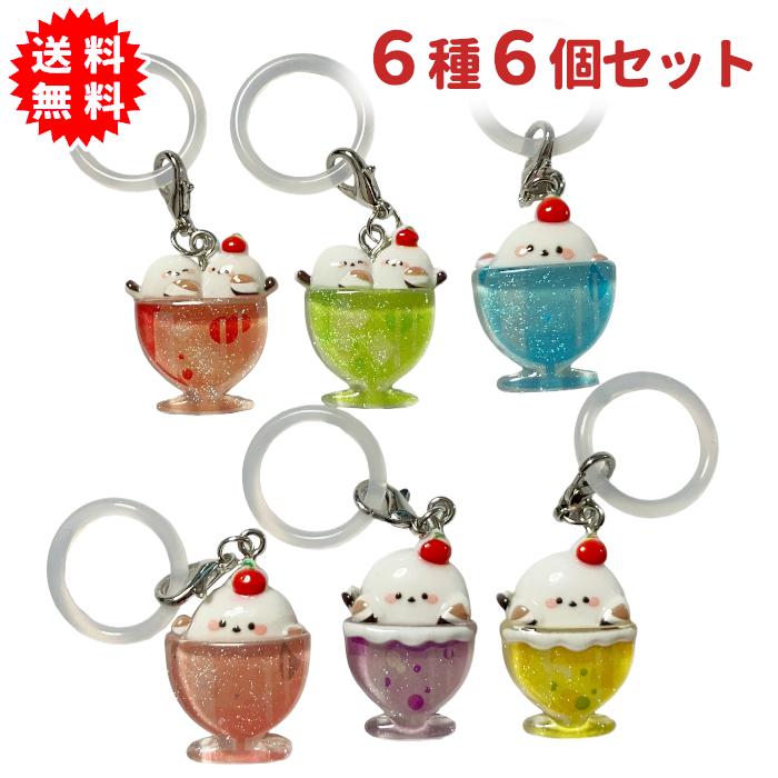 ぽてもちシマエナガ Sweetパフェデコレーションワンポイントチャーム 6