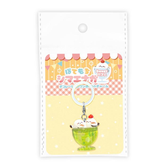 ぽてもちシマエナガ Sweetパフェデコレーションワンポイントチャーム 6