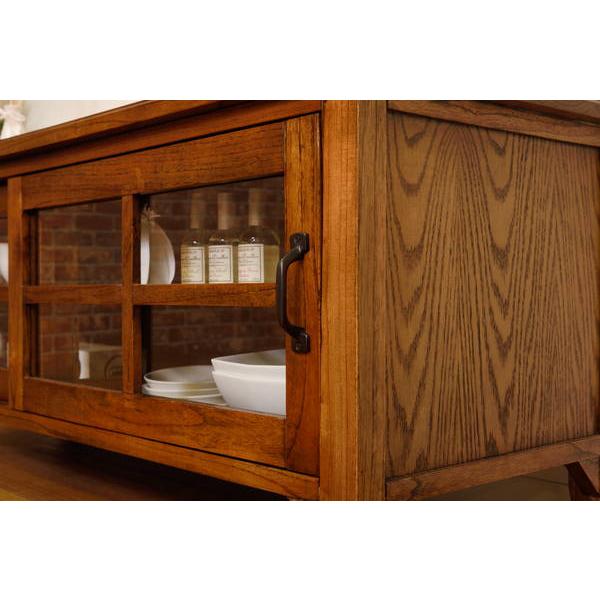 東谷 ティンバー ローボード ブラウン 完成品 PM-305 TVボード