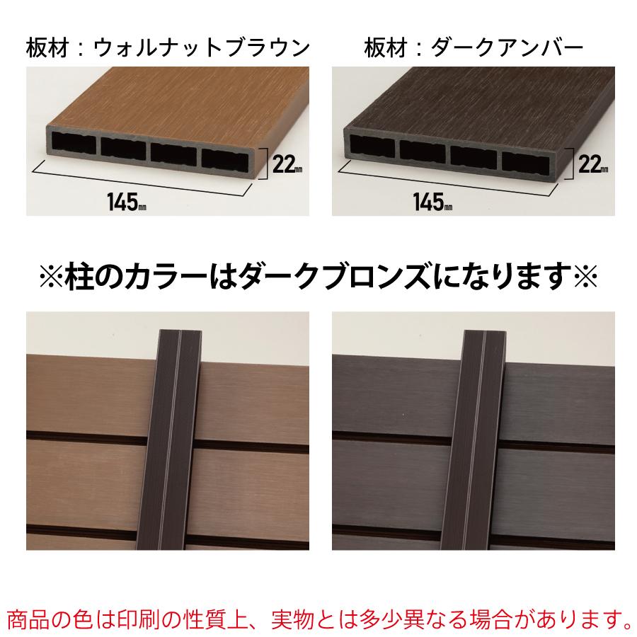 【無料★特典対象】 フェンス 目隠し グローベン プラドリッチ 本体・柱・部品 組立て部材セット 長さW4000mm×高さH1800mm(11段) 板隙間10mm H1800 クリ