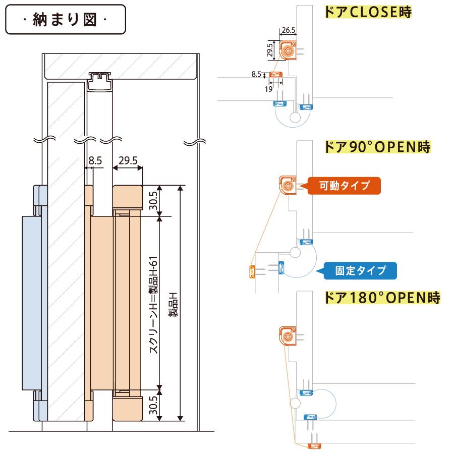 住宅建材 ケガ防止スクリーン   セイキ販売   指はさまんぞう   YBH-12   2カラー   事故防止 怪我防止 安全 子供 危険対策   ゆびはさまんぞう｜sjg-f｜09