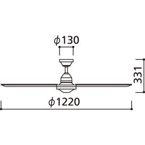 オーデリック ODELIC シーリングファン ACモーターファン