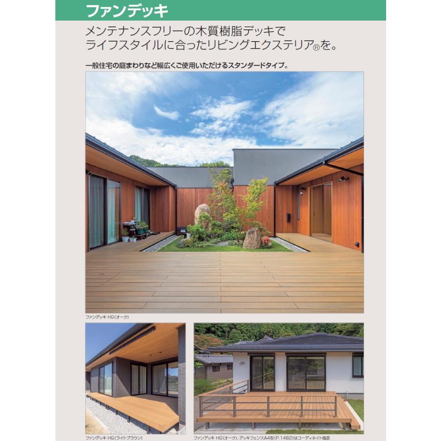 大人気 ウッドデッキ 四国化成 ファンデッキHG 幕板B仕様 標準束柱 間口1間×出幅5尺 間口1794×出幅1500×高さ500(mm) FHGS-BN1005□□ 人工木 セット diy