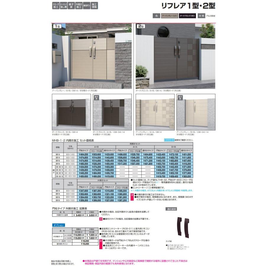見つけた人ラッキー 形材門扉 電池錠付き アルミ 塀 鍵 三協アルミ 三協立山 電池錠付き門扉 リフレア2型 B Bタイプ 親子開きセット 門柱タイプ 08 04 14 W800 400 H1400 Sk05 Mhb 2obbm Diy 建材市場 Style Japan Group 通販 Yahoo ショッピング