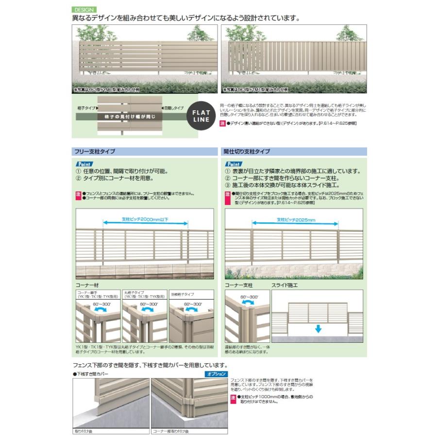 部品】 フェンス 三協アルミ 三協立山 レジリア YL1型 フリー支柱