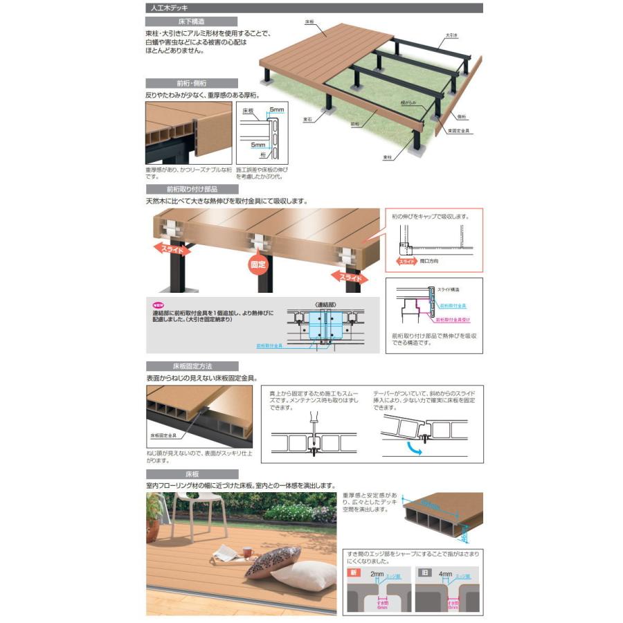 ウッドデッキ ひとと木2 標準床板 1 0間 3尺 束柱h500固定タイプ 標準 大引き移動収まり セット 三協アルミ 三協立山 人工木 セット Diy キット 樹脂 Sk12 0001 1 Diy 建材市場 Style Japan Group 通販 Yahoo ショッピング