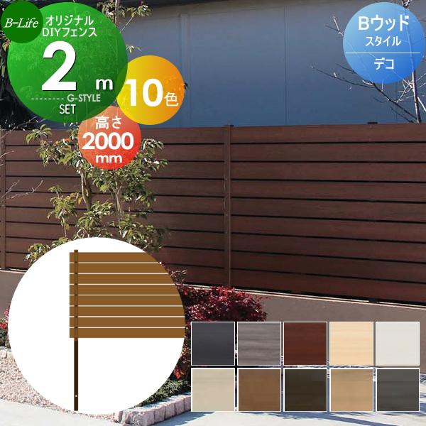 売れ筋 フェンス 目隠し ビーライフ 三富 Bウッドスタイル デコ2 ハーフタイプ 約2m 1スパン分 本体 柱 部品 組立て部材セット H00mm L1995mm用 ウッドスタ St06 Stfseth D0 01 Diy 建材市場 Style Japan Group 割引半額 Visitcloquet Com