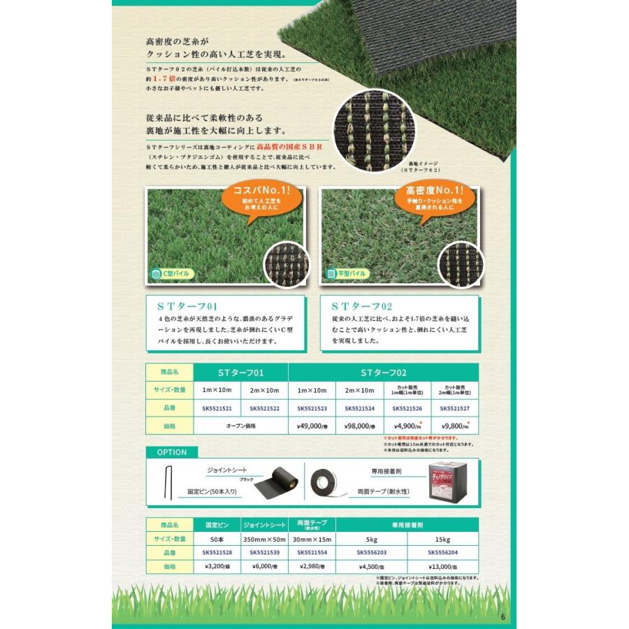 【無料★特典対象】 人工芝   ビーライフ 三富  STターフ 02   巾1m×長さ10m（芝の長さ25mm）   SK5521523   ゴルフ 練習 人工芝生 緑化 園芸 庭手入れ 防草の画像