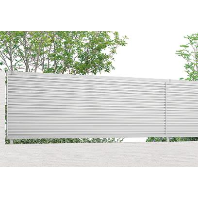 【部品】 フェンス 目隠し   LIXIL(リクシル) TOEX  フェンスAB YL1型用   端部キャップセットF   H800   境界 屋外 アルミ 形材フェンスガーデン DIY 塀 壁｜sjg-f｜02