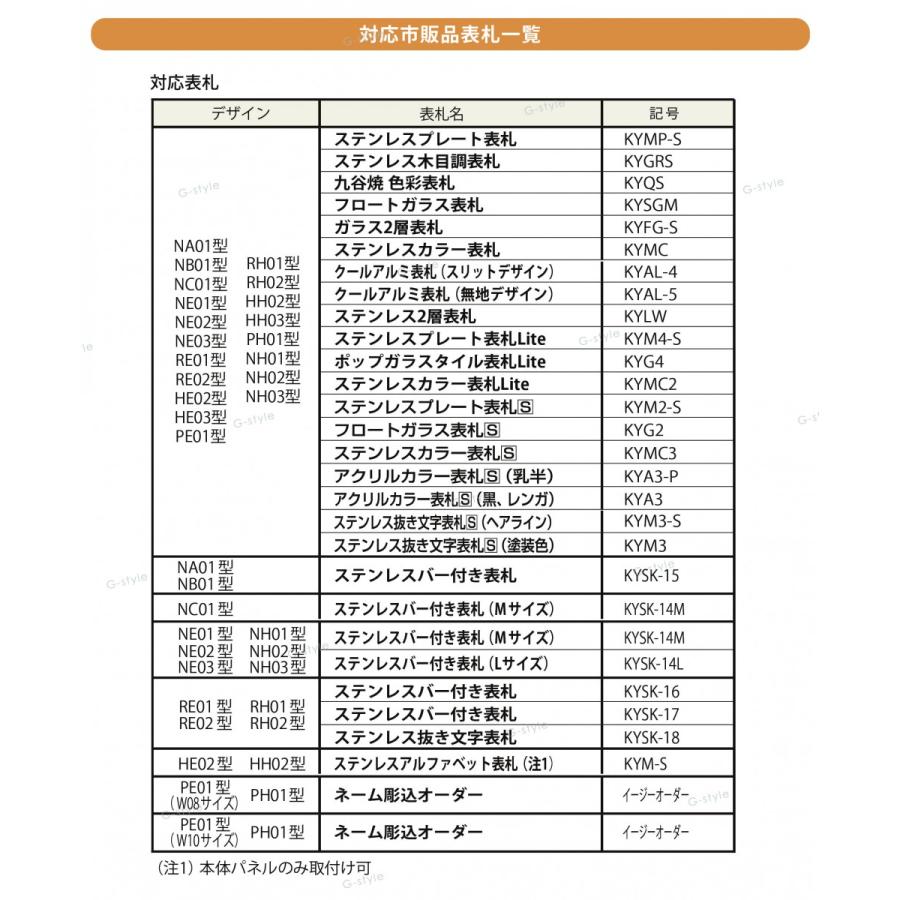 【無料プレゼント対象商品】 門柱 ポスト 宅配ボックス YKK YKKap ルシアスウォール NA01型 W10 照明なしタイプ アルミカラー ピタットKeyシステム ルシアス宅｜sjg-f｜07