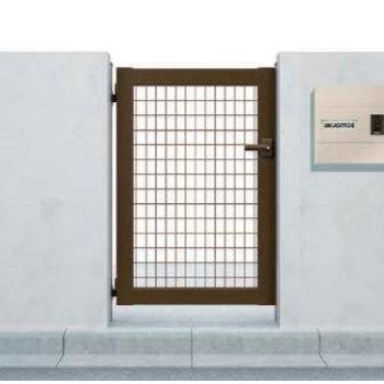 形材門扉 YKK YKKap シンプレオ門扉M1型 片開き・門柱セット 左 形材門扉 YKK YKKap シンプレオ門扉M1型 片開き・門柱セット 左