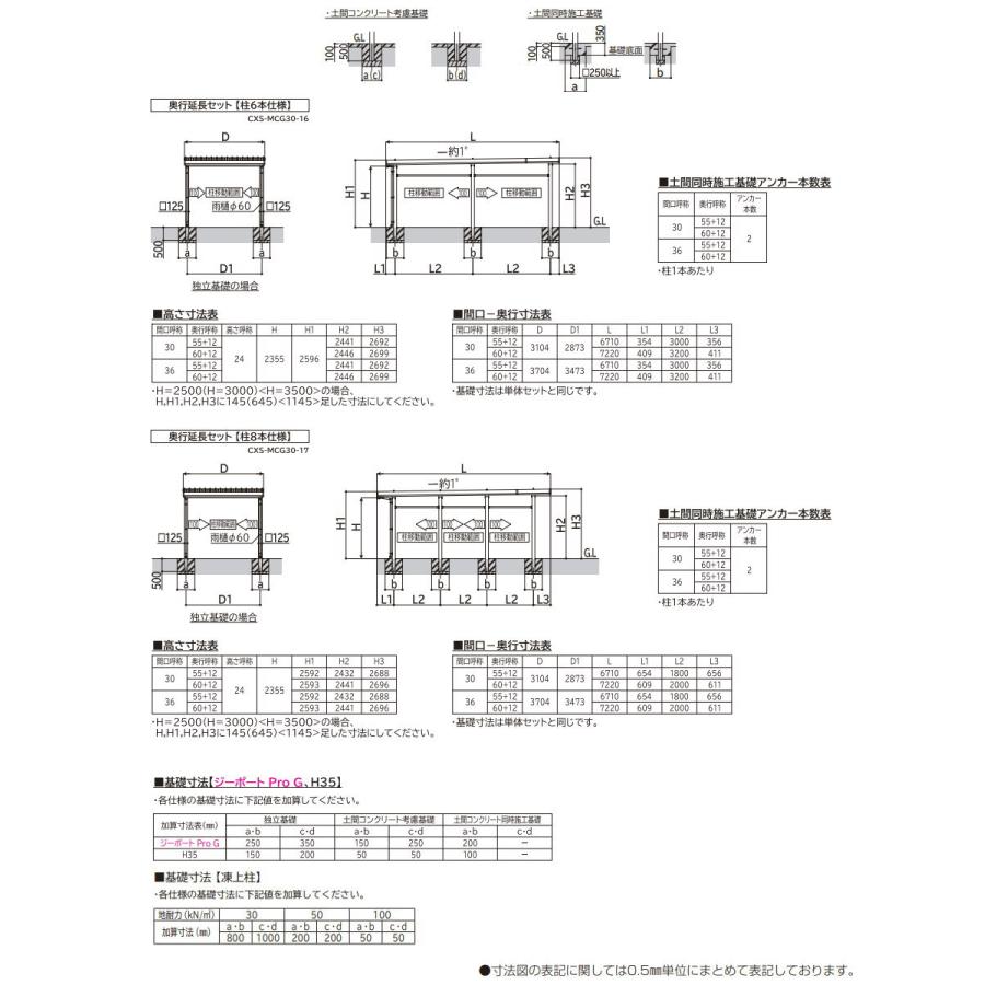 カーポート 1台用 YKK YKKap ジーポート Pro 3000タイプ 奥行