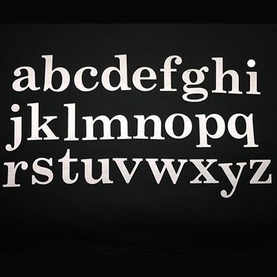 Hmm 明朝体 小文字 1文字 ステンレス アルファベット 切り文字 表札 サイン 貼りつけるだけ 16 08 1 伸栄サイン 通販 Yahoo ショッピング