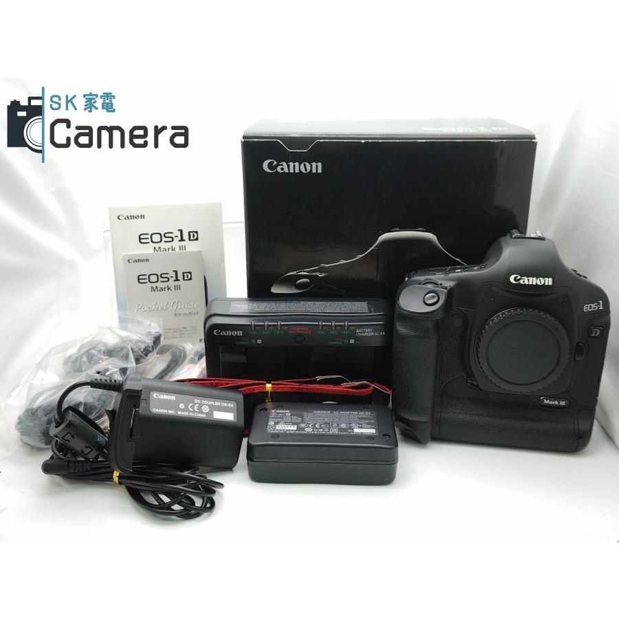 Canon EOS-1D Mark III キャノン イオス 箱 DR-E4 AC-E4 LC-E4 電池  