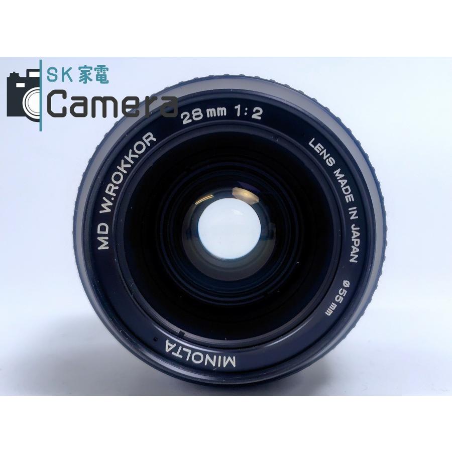 KONICA MINOLTA - 【希少】 MINOLTA MD W.ROKKOR 28ｍｍ F2 ミノルタ F ２ 希少】 MINOLTA MD W.ROKKOR 28mm F2 ミノルタ F 2 : SK家電