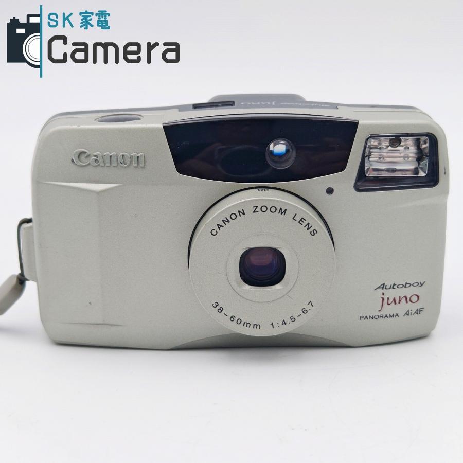 完全動作美品】CANON Autoboy juno 76 フィルムカメラ+電池 【公式通販】