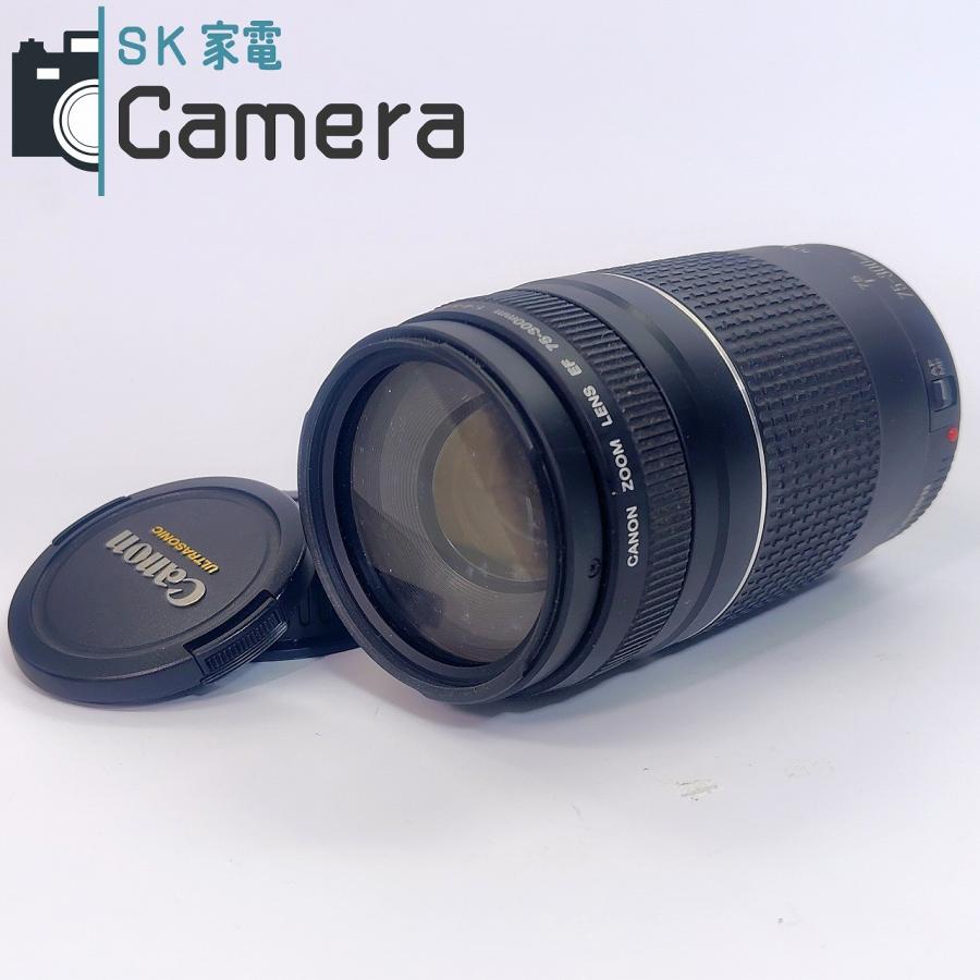 Canon EF 75-300ｍｍ F4-5.6 III USM キャノン キャップ付き Ⅲ Amazon.com : Canon EF 75-300mm f/4-5.6 III Lens | Compact