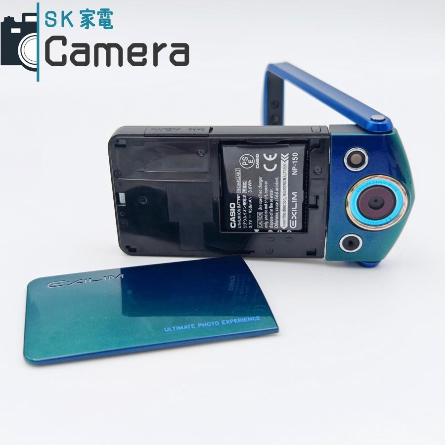 中古】 CASIO EXILIM EX-TR350S エクシリム ブルー 自撮りカメラ