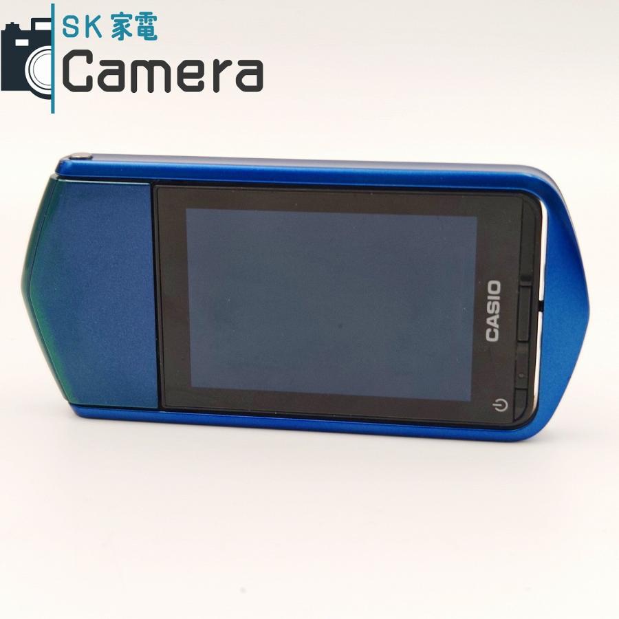中古】 CASIO EXILIM EX-TR350S エクシリム ブルー 自撮りカメラ