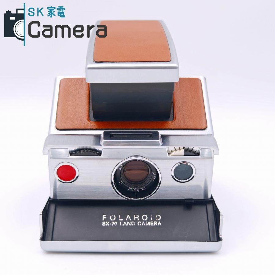 中古】 POLAROID SX-70 LANDCAMERA ポラロイド キャメルカラー ケース