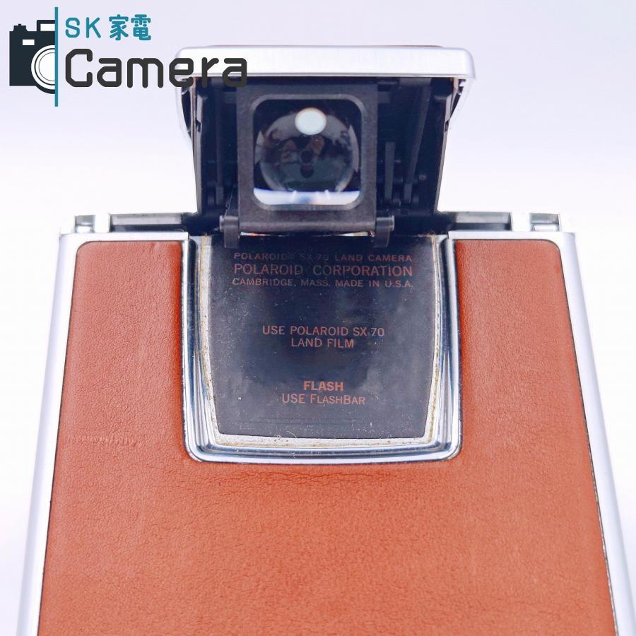 中古】 POLAROID SX-70 LANDCAMERA ポラロイド キャメルカラー ケース