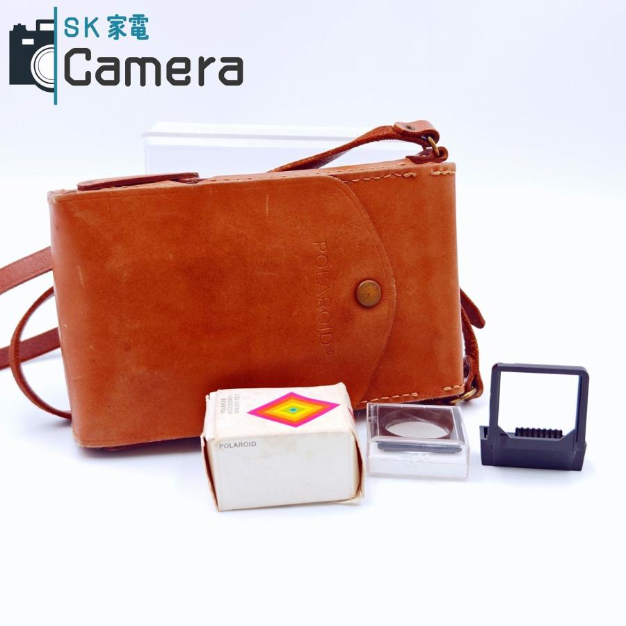 中古】 POLAROID SX-70 LANDCAMERA ポラロイド キャメルカラー ケース