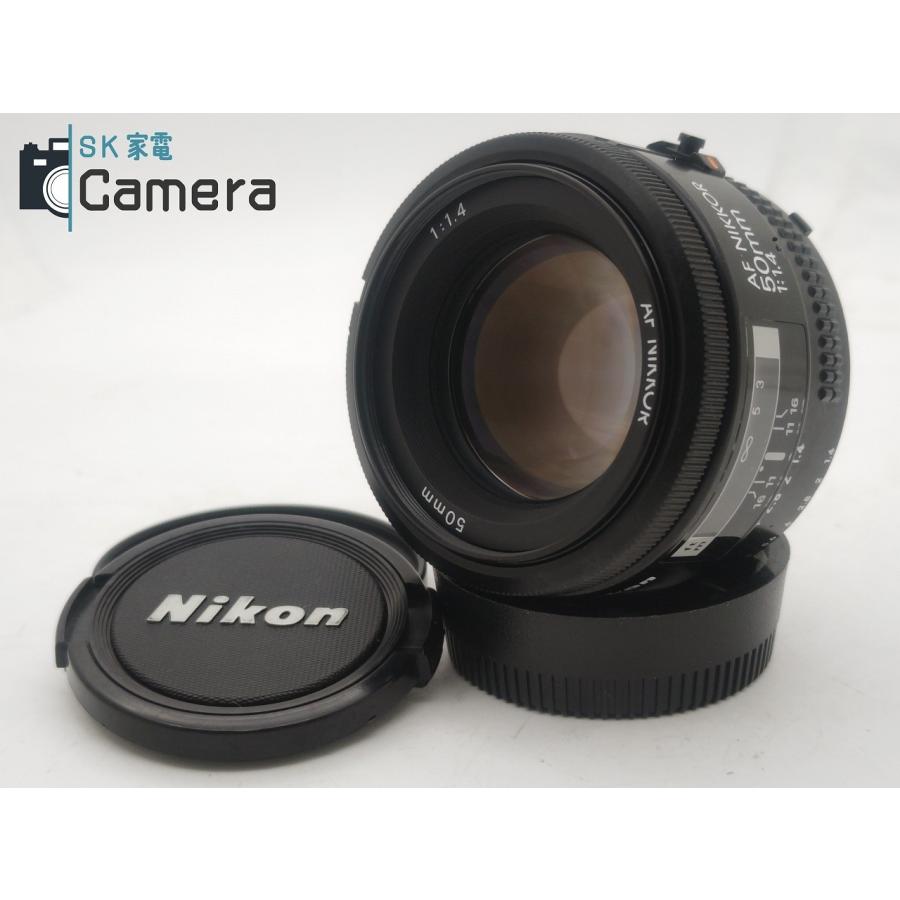 中古】 Nikon AF NIKKOR 50mm F1.4 フィルター キャップ 付 ニコン 