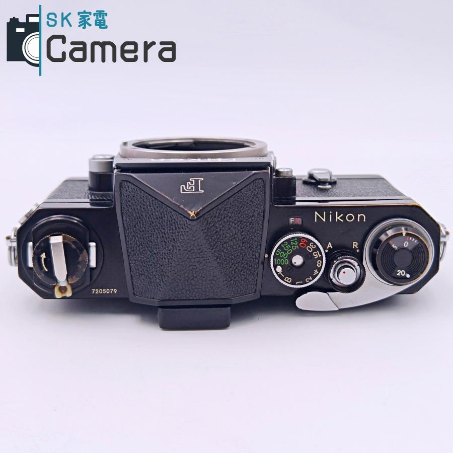 中古】 Nikon F アイレベル ブラック 中期 ニコン シャッター OK : SK