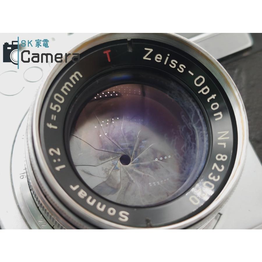 ZEISS IKON CONTAX II + Sonnar 50mm F2 T カラーダイヤル ZEISS IKON CONTAX II + Sonnar 50mm F2 T カラーダイヤル
