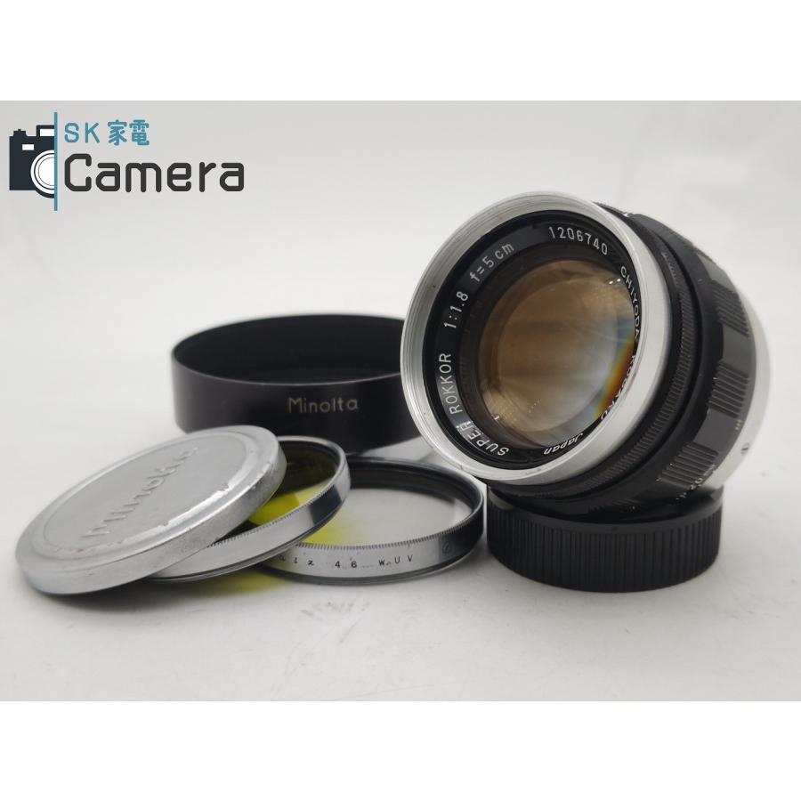千代田光学 SUPER ROKKOR 5cm F1.8 L39 2024年2月清掃 ミノルタ 千代田光学 SUPER ROKKOR 5cm F1.8 L39 2024年2月清掃 ミノルタ