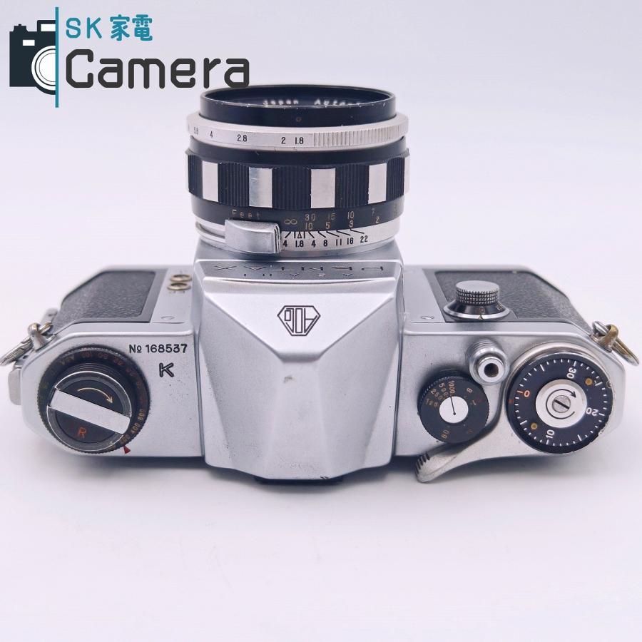 【中古】 ASAHI PENTAX K KING Auto-Takumar 55ｍｍ F1.8 アサヒ ペンタックス キング キャップ フィルター付の画像