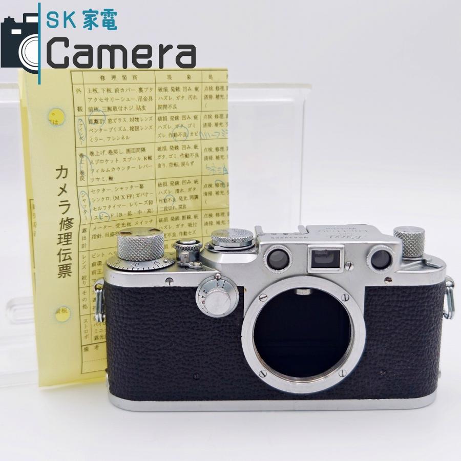 Leica ⅢC改 中古】 Leica IIIc 改 バルナック ライカ 2025年月修理済 30日保証