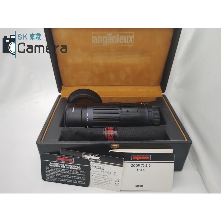 Nikon - Angenieux ZOOM 3ｘ70 F3.5 ニコンFマウント アンジェニュー フード 説明書 巾着 化粧箱 セット Angenieux ZOOM 3x70 F3.5 ニコンFマウント アンジェニュー